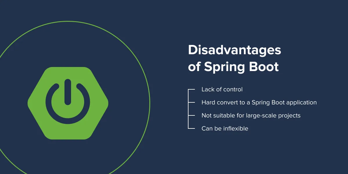 Spring Boot Disadvantages