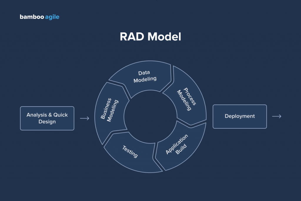 Software product development: RAD model