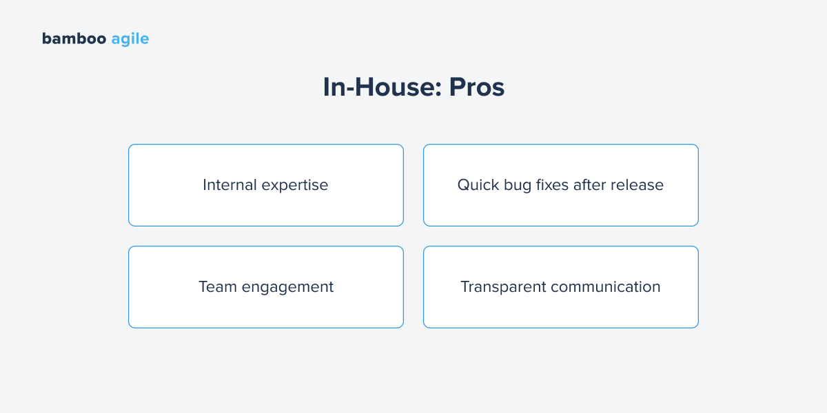 In-House Software Development: Pros