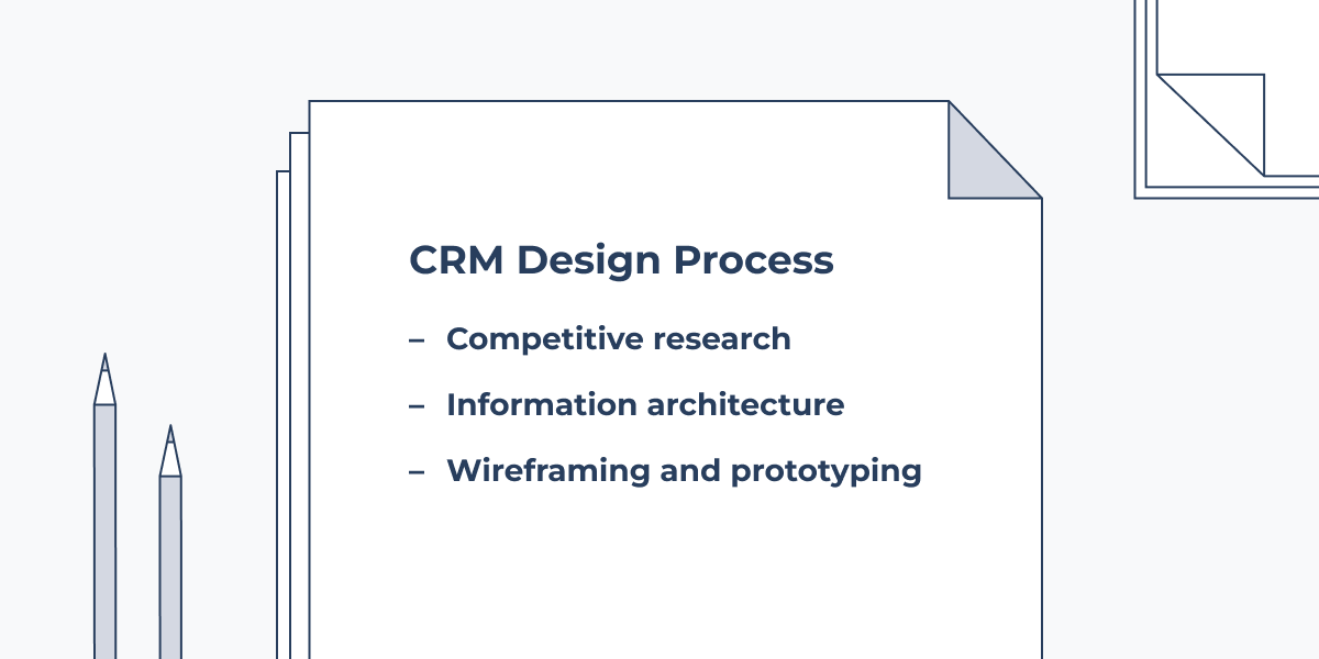 CRM design process