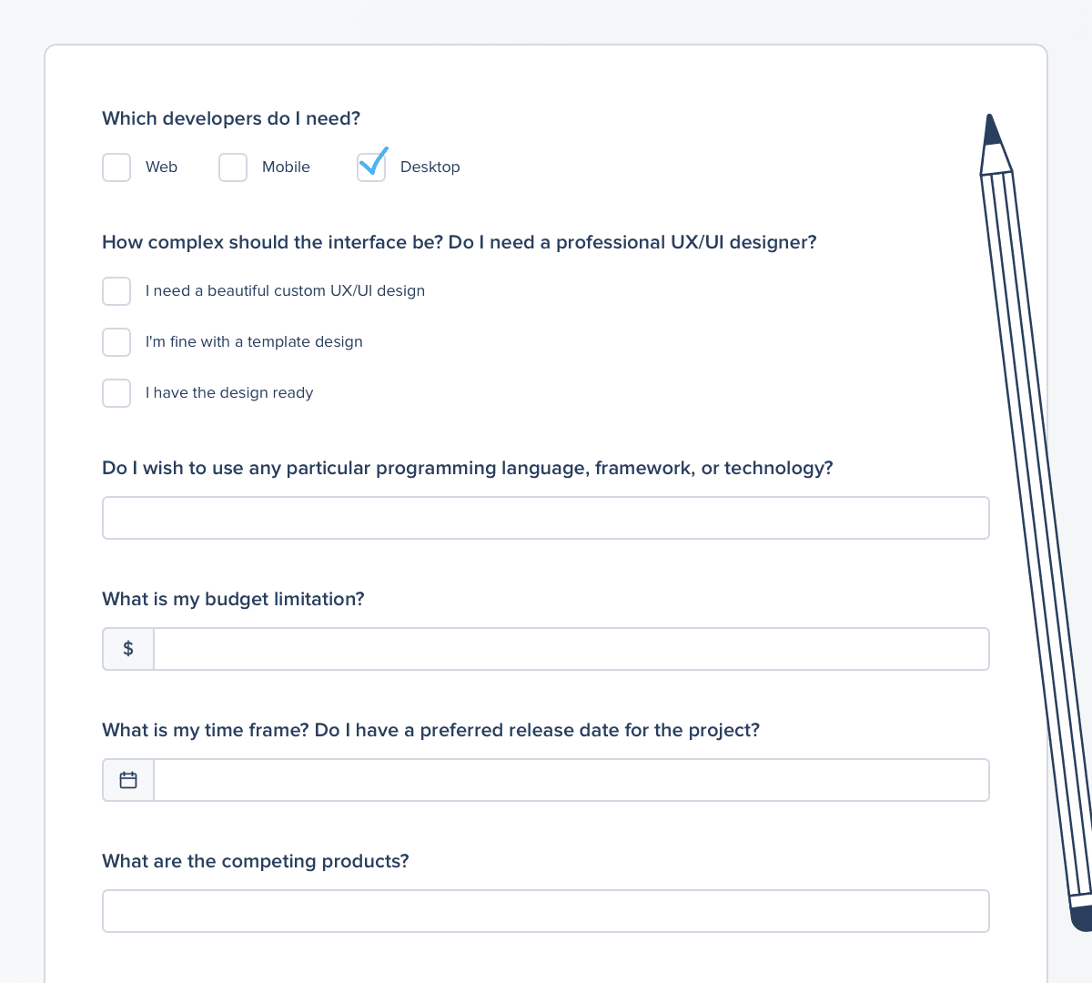 checklist hiring developers for a startup