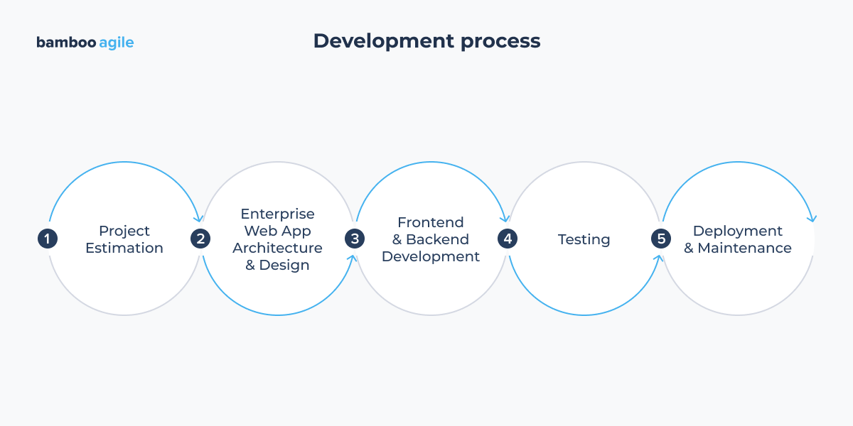 Enterprise web application development process