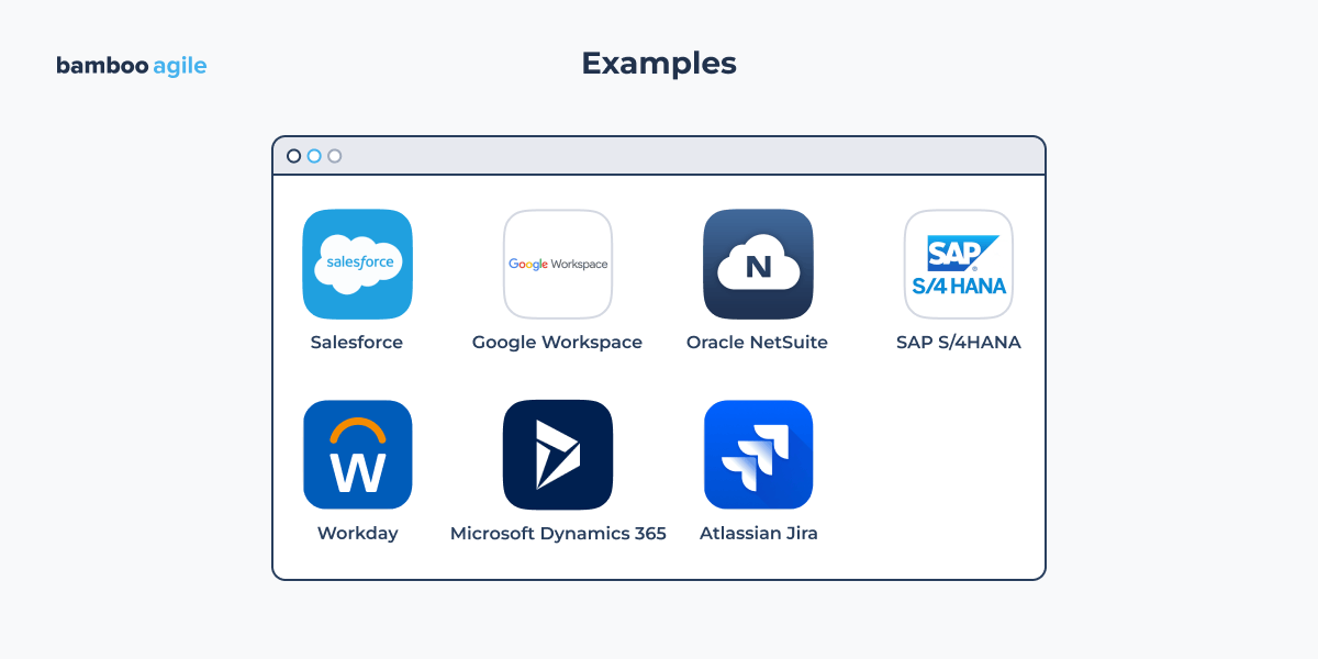 Enterprise web applications examples