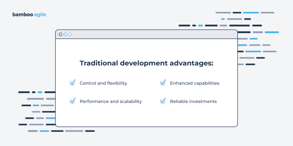 Low-Code vs. Traditional Development | Bamboo Agile Insights