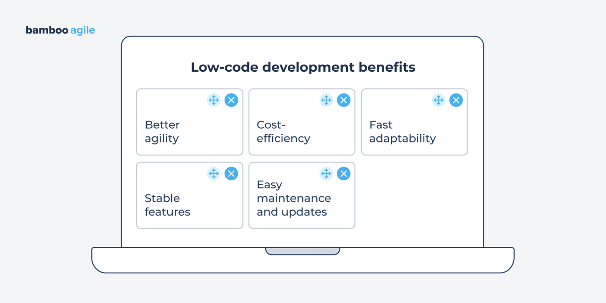 Low-code development benefits