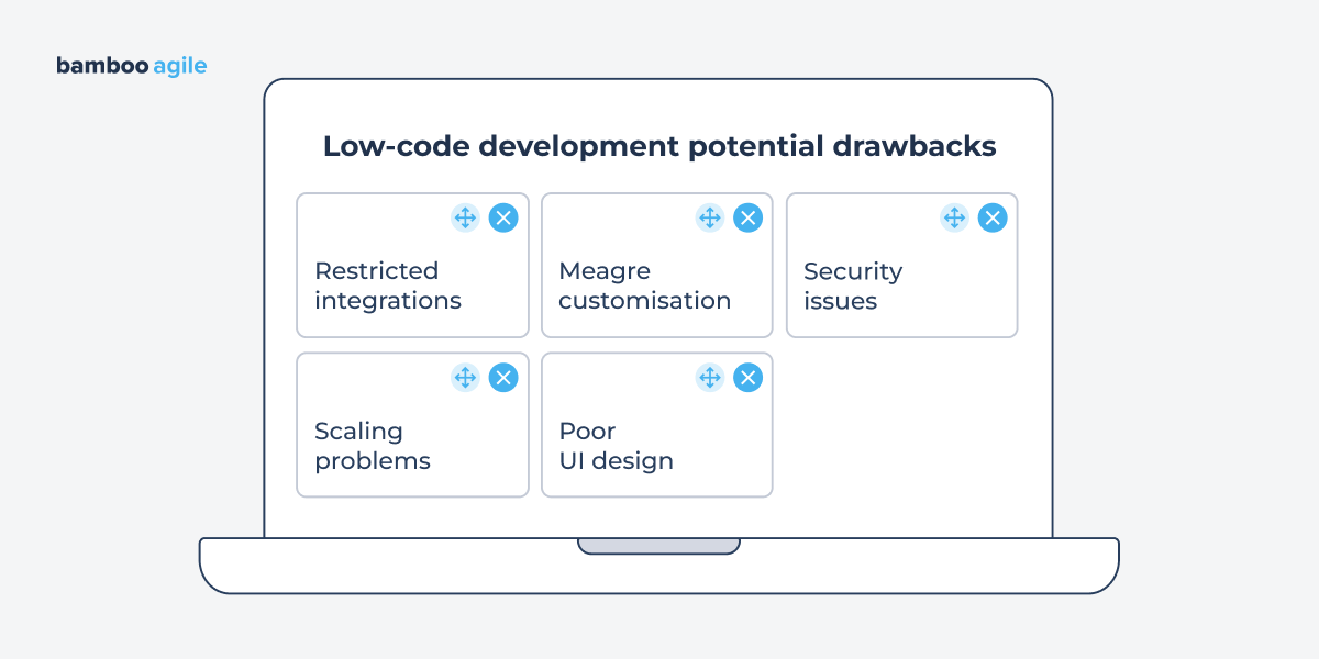 Low-code development potential drawbacks