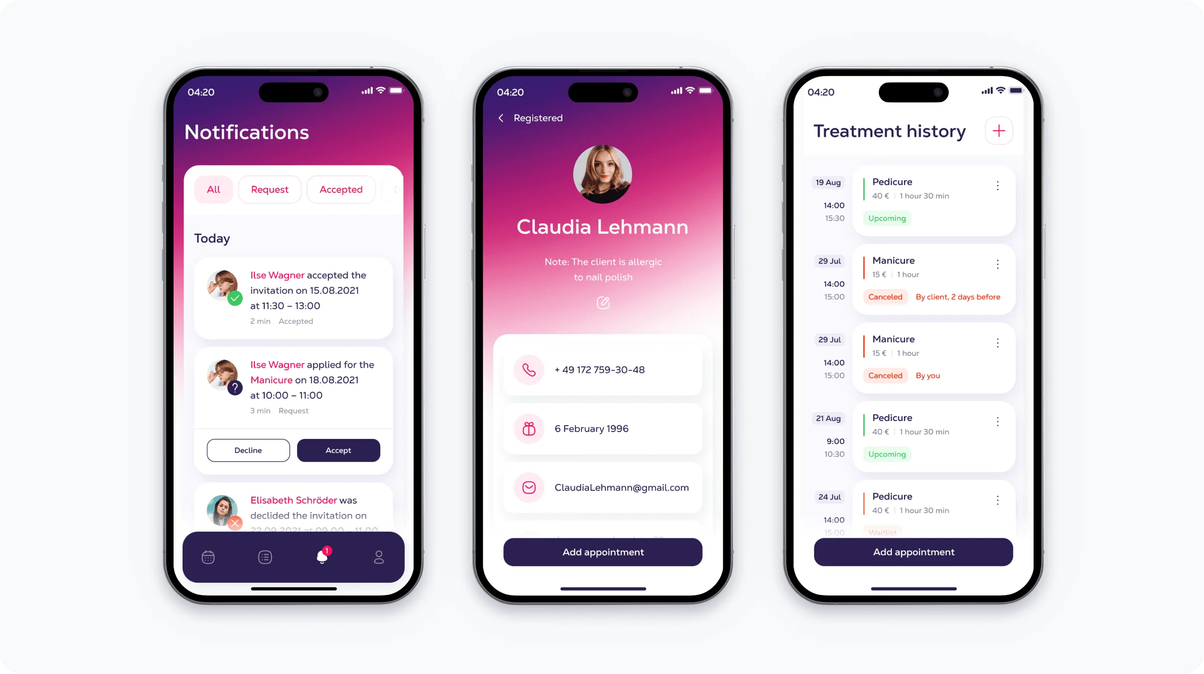 3 salon booking app 3