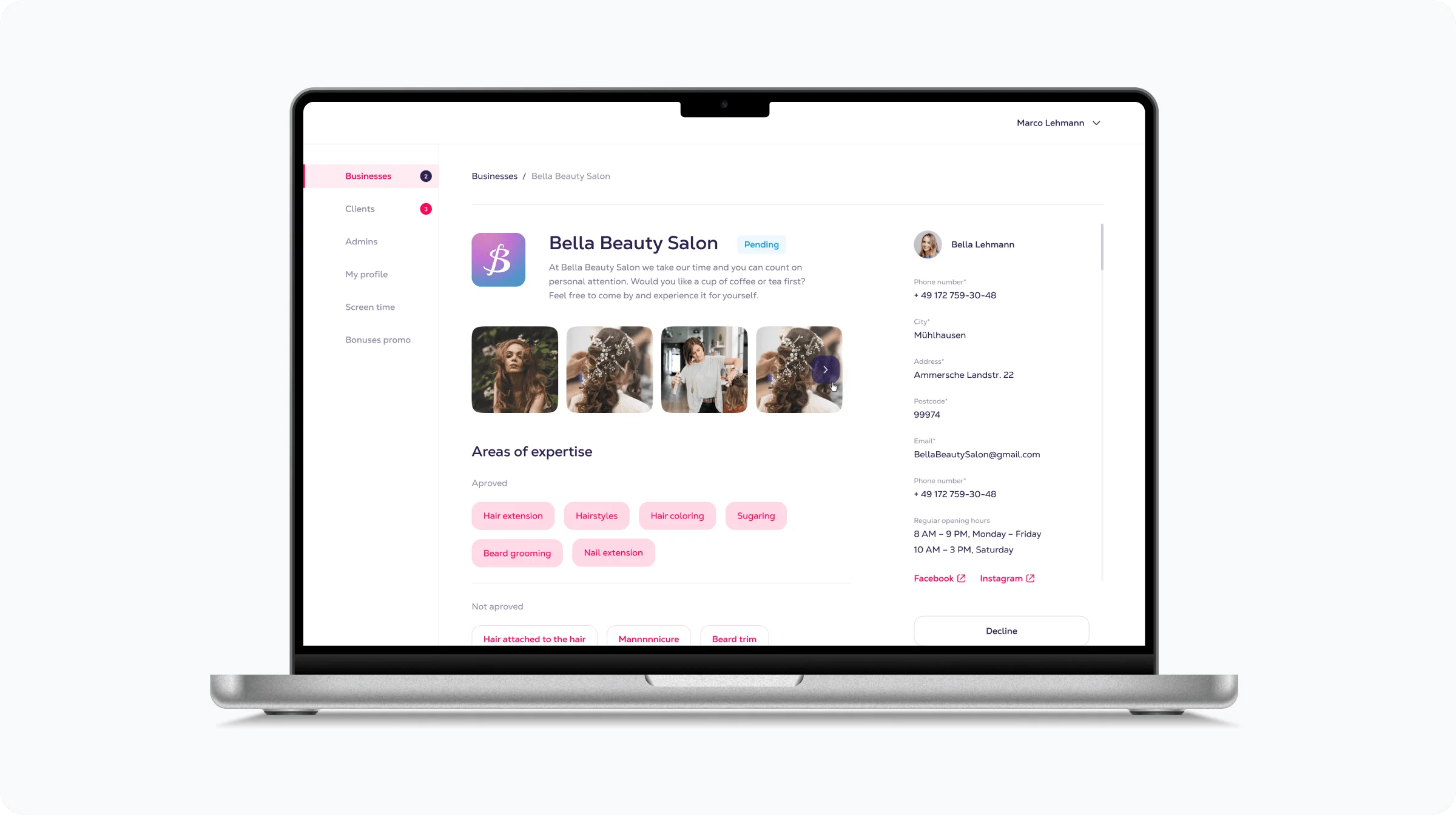 6 A Salon Booking App 6