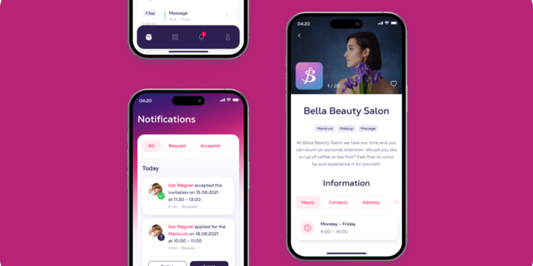 A Salon Booking App Preview