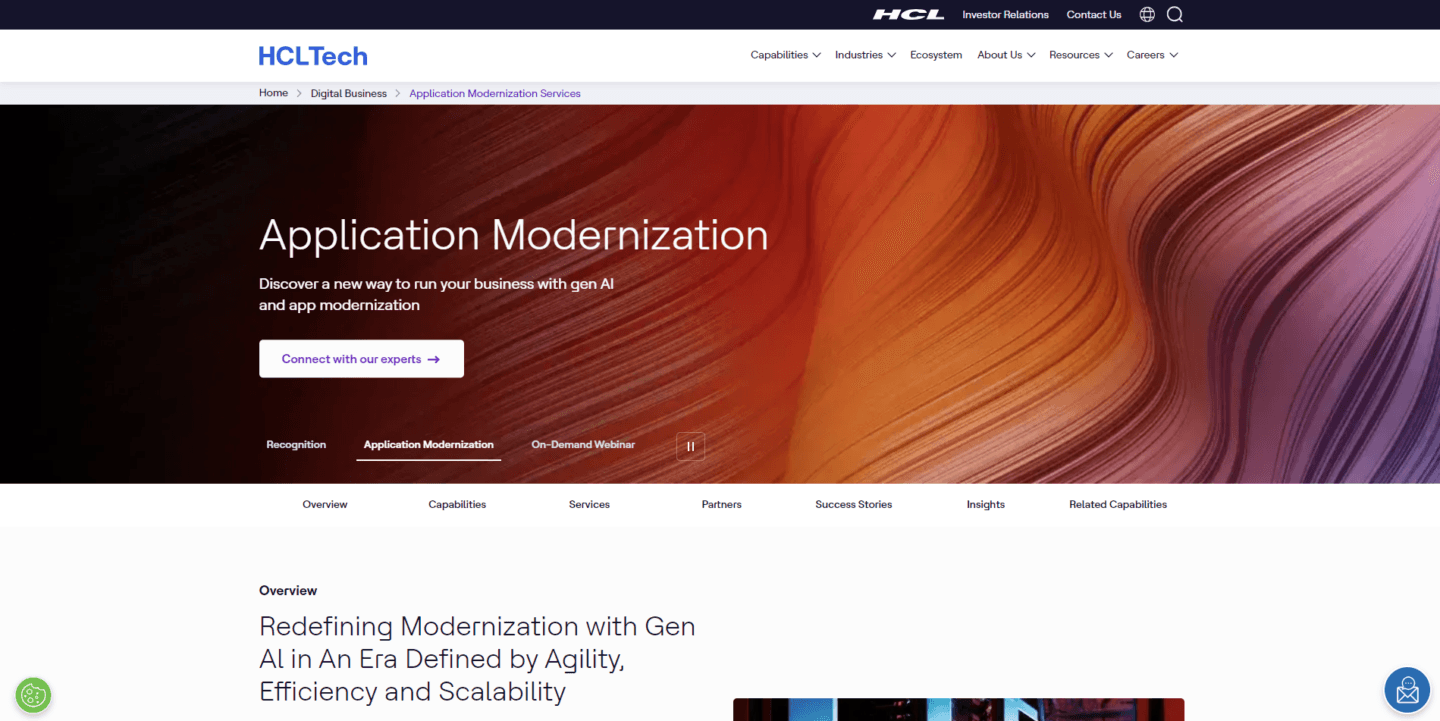 Top Application Modernization Companies in 2026