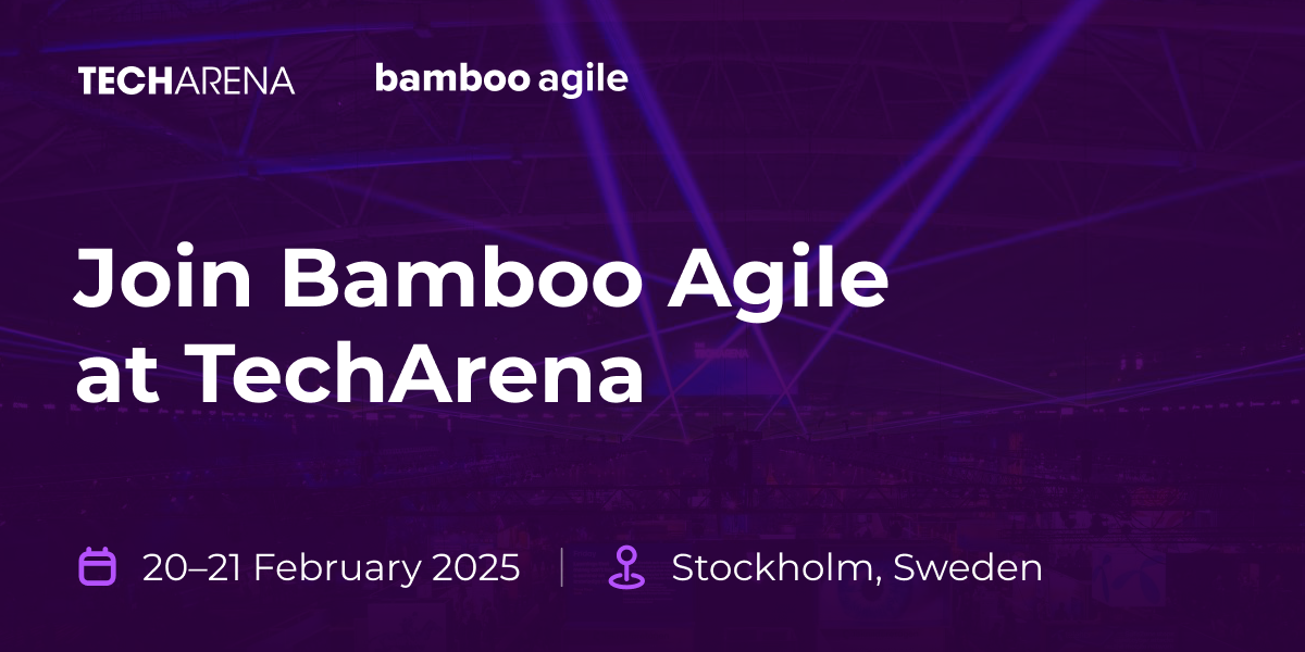 Bamboo Agile at TechArena