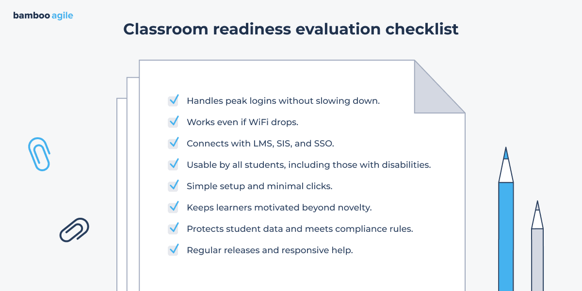 classroom readiness checklist