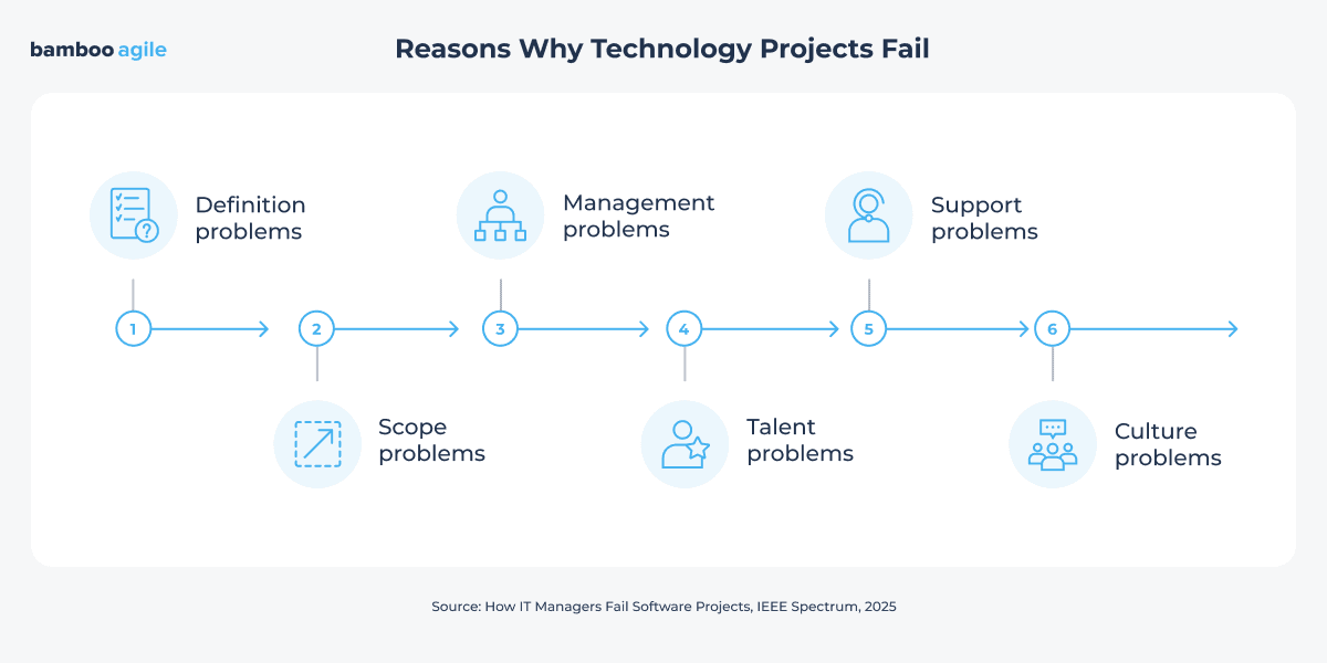 why software projects fail
