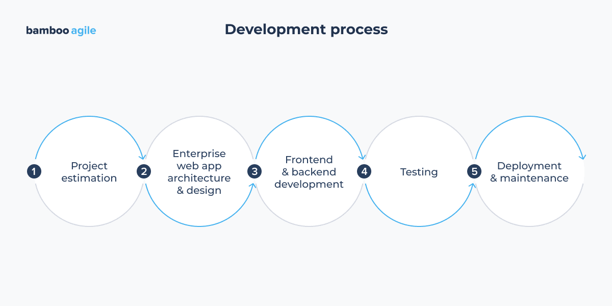 Enterprise web application development process