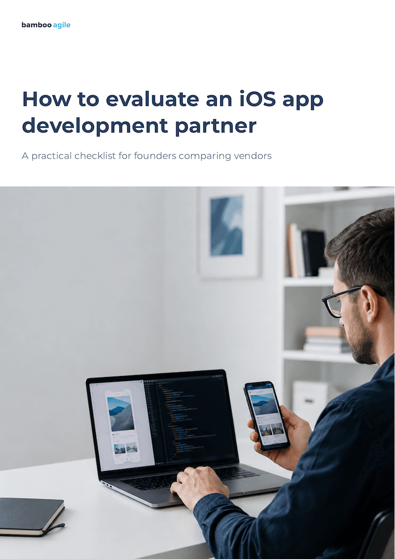 iOS vendor checklist screenshot