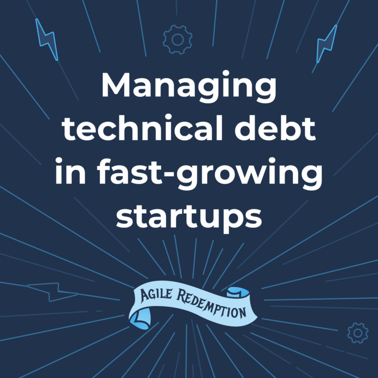 Podcast about tech debt - cover