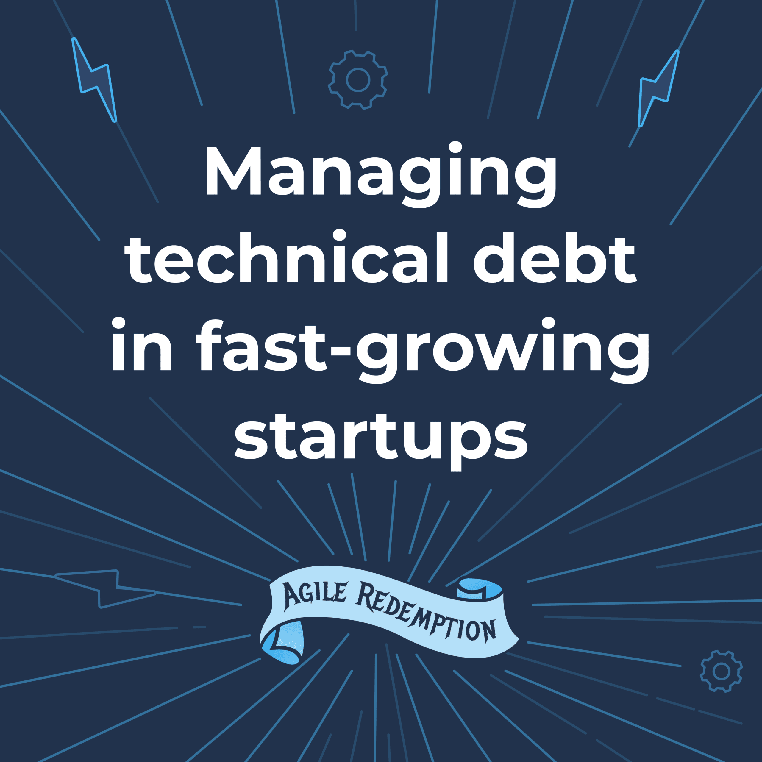 Podcast about tech debt – cover Podcast about tech debt - cover