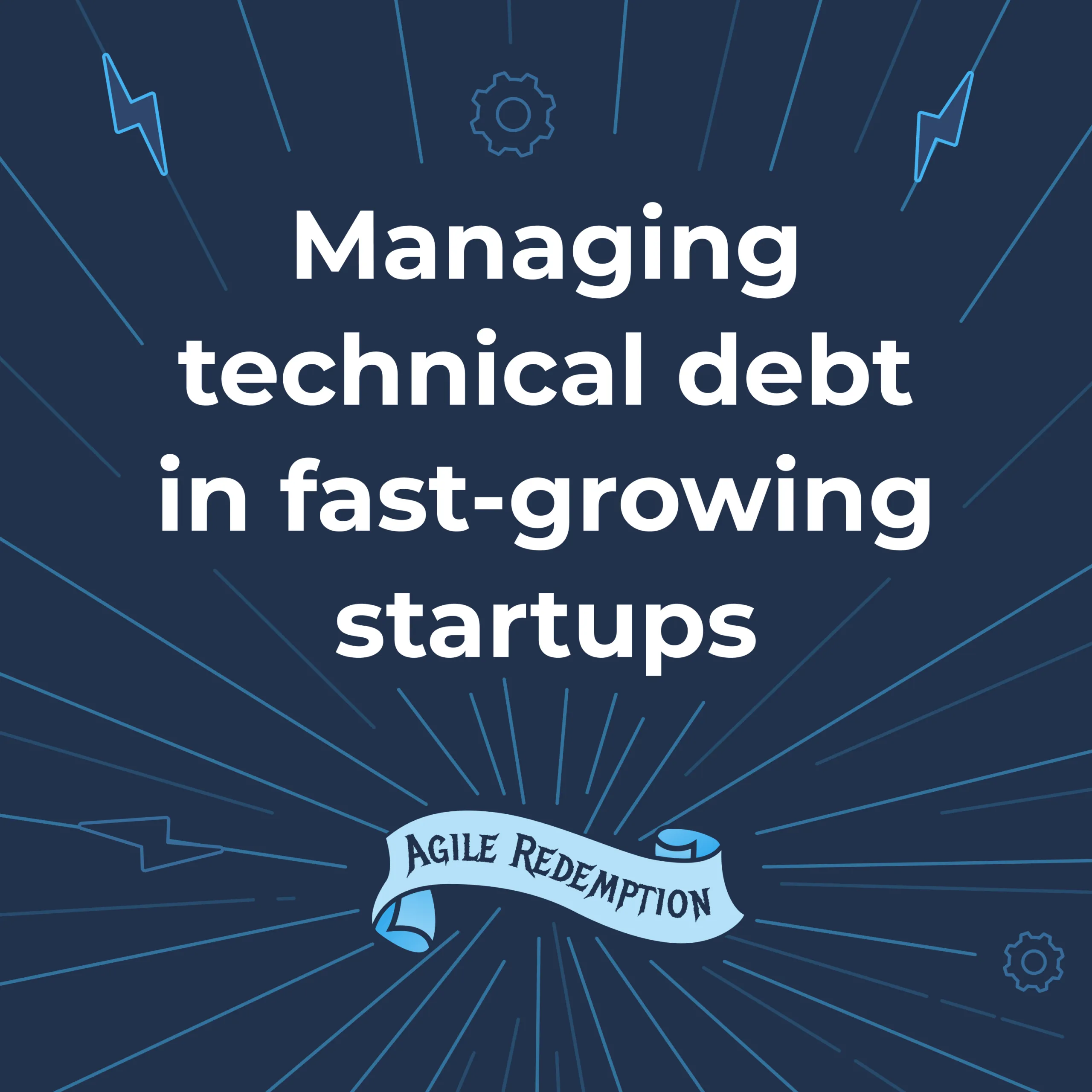 Podcast about tech debt – cover Podcast about tech debt - cover